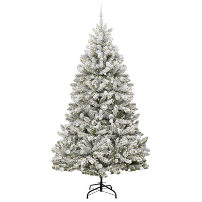 Albero di Natale artificiale con 300 LED Verde e Bianco 270 cm