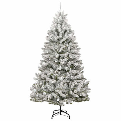 Albero di Natale artificiale con 300 LED Verde e Bianco 270 cm | homemem39