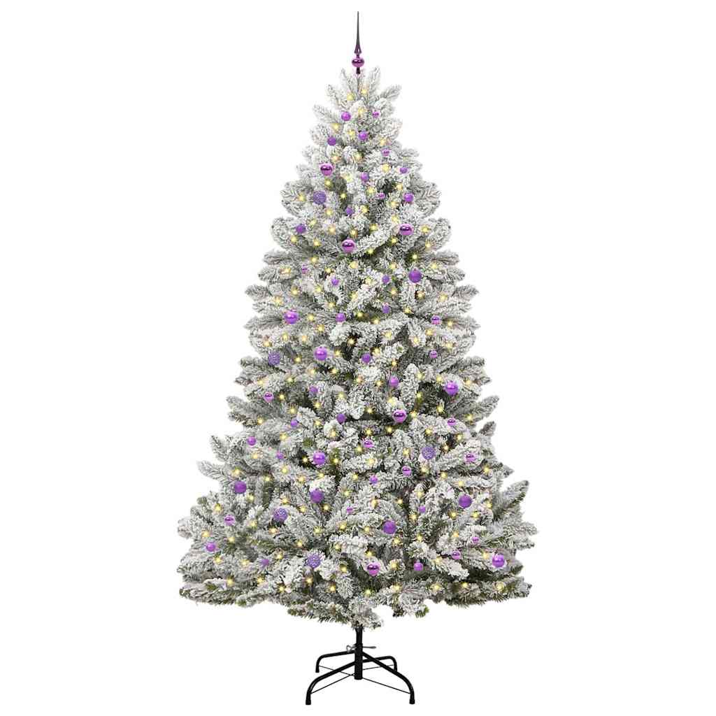 Albero di Natale artificiale con 300 LED Verde e Bianco 270 cm