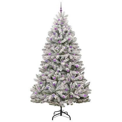 Albero di Natale artificiale con 300 LED Verde e Bianco 270 cm
