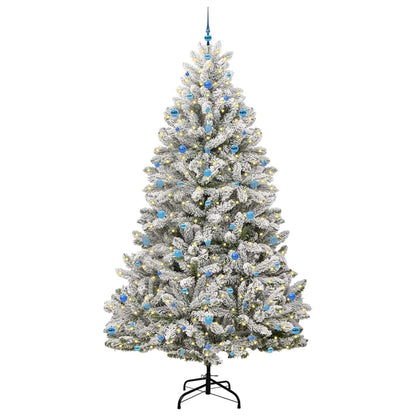 Albero di Natale artificiale con 300 LED Verde e Bianco 270 cm