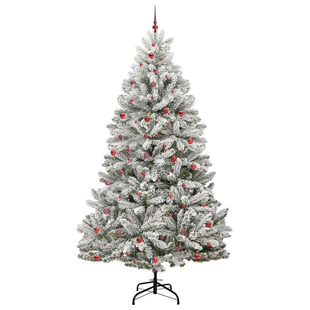 Albero di Natale artificiale con 300 LED Verde e Bianco 300 cm | homemem39