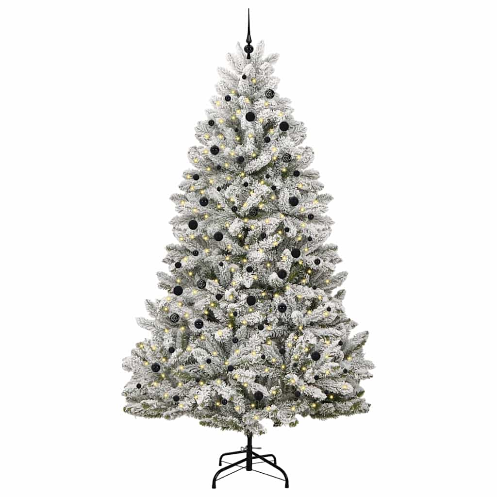 Albero di Natale artificiale con 300 LED Verde e Bianco 300 cm | homemem39