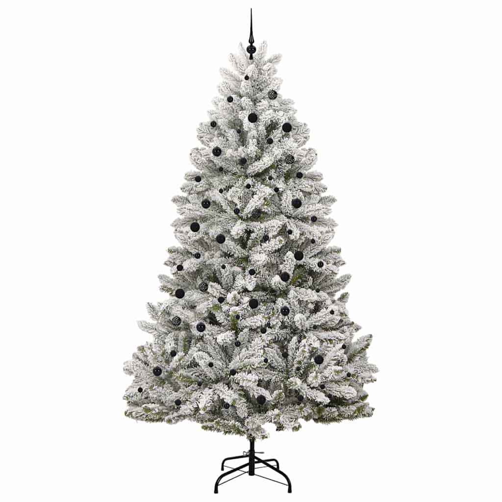Albero di Natale artificiale con 300 LED Verde e Bianco 300 cm | homemem39