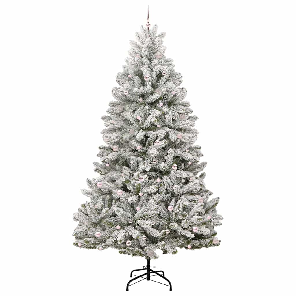 Albero di Natale artificiale con 300 LED Verde e Bianco 300 cm | homemem39