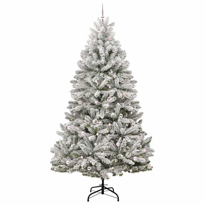 Albero di Natale artificiale con 300 LED Verde e Bianco 300 cm | homemem39