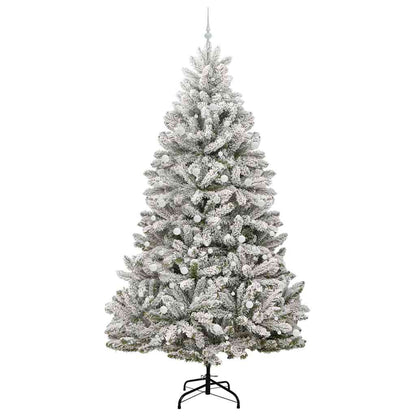 Albero di Natale artificiale con 300 LED Verde e Bianco 300 cm | homemem39