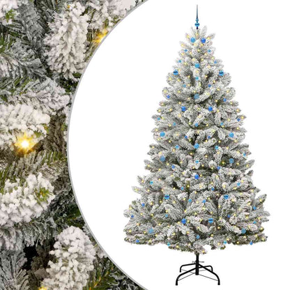 Albero di Natale artificiale con 300 LED Verde e Bianco 300 cm | homemem39