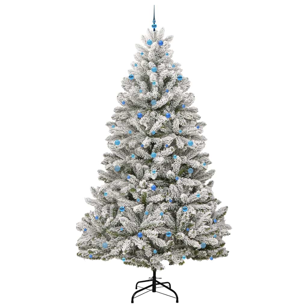 Albero di Natale artificiale con 300 LED Verde e Bianco 300 cm | homemem39