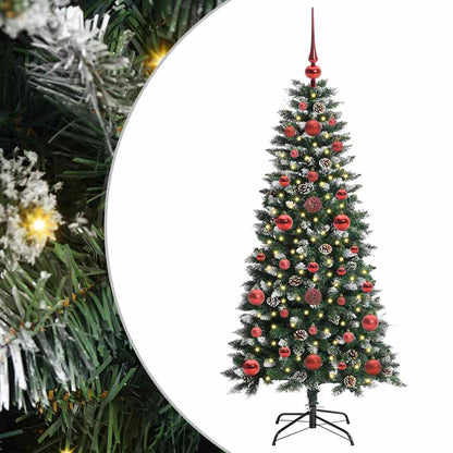 Albero di Natale artificiale con 150 LED Verde 120 cm