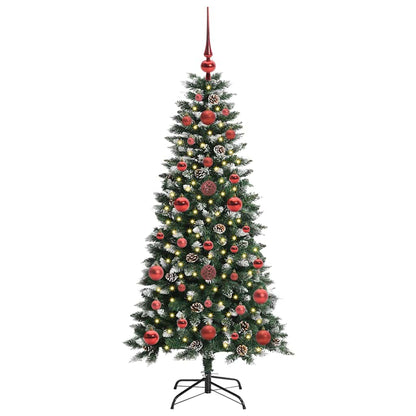 Albero di Natale artificiale con 150 LED Verde 120 cm