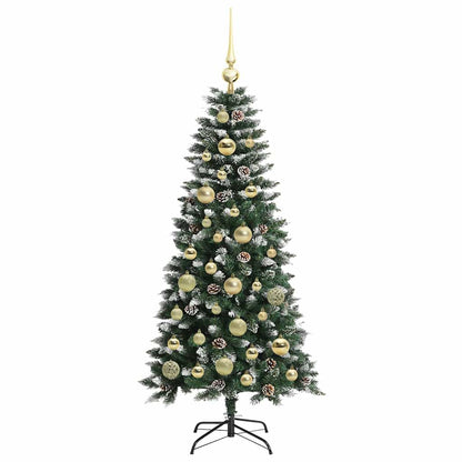 Albero di Natale artificiale con 150 LED Verde 120 cm
