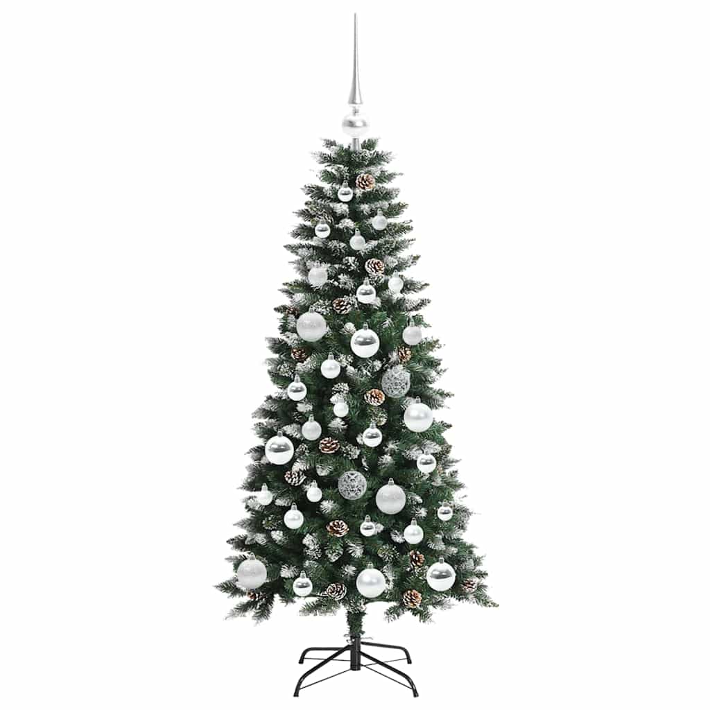 Albero di Natale artificiale con 150 LED Verde 120 cm