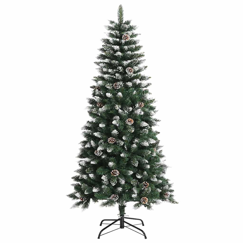 Albero di Natale artificiale con 150 LED Verde 120 cm | homemem39