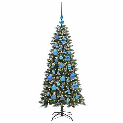 Albero di Natale artificiale con 150 LED Verde 120 cm