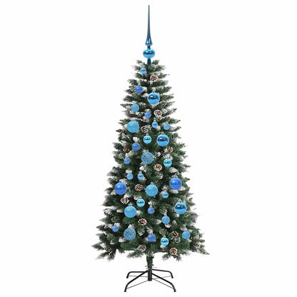 Albero di Natale artificiale con 150 LED Verde 120 cm | homemem39