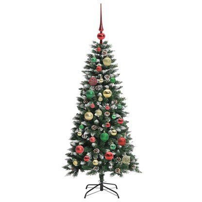 Albero di Natale artificiale con 150 LED Verde 120 cm | homemem39