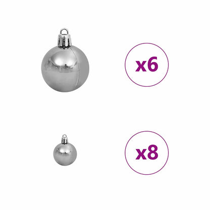 Albero di Natale artificiale con 150 LED Verde 150 cm | homemem39