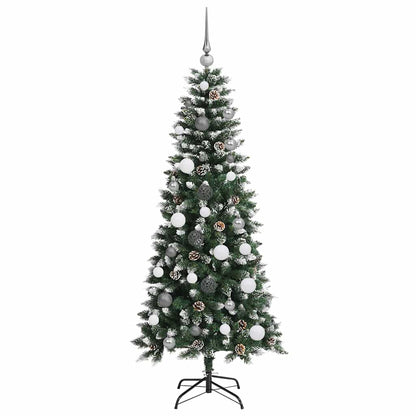 Albero di Natale artificiale con 150 LED Verde 150 cm | homemem39
