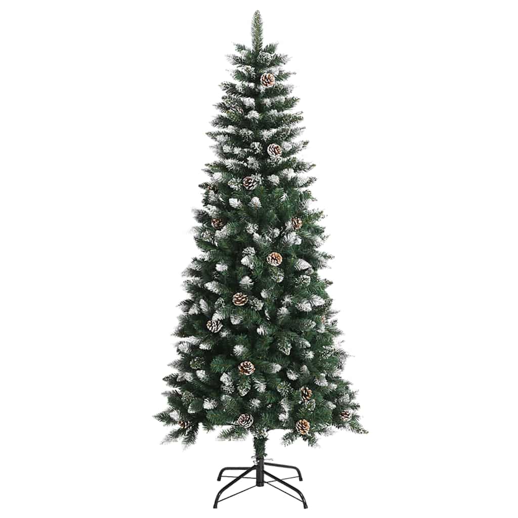 Albero di Natale artificiale con 150 LED Verde 150 cm