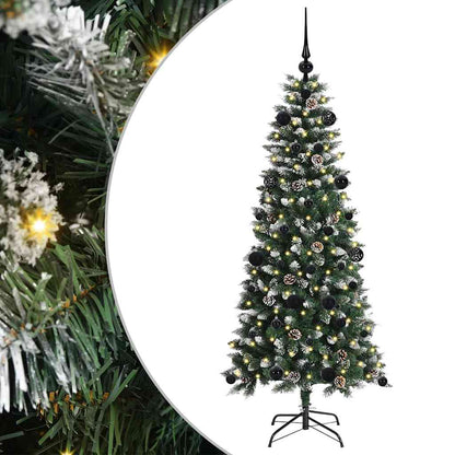 Albero di Natale artificiale con 150 LED Verde 150 cm