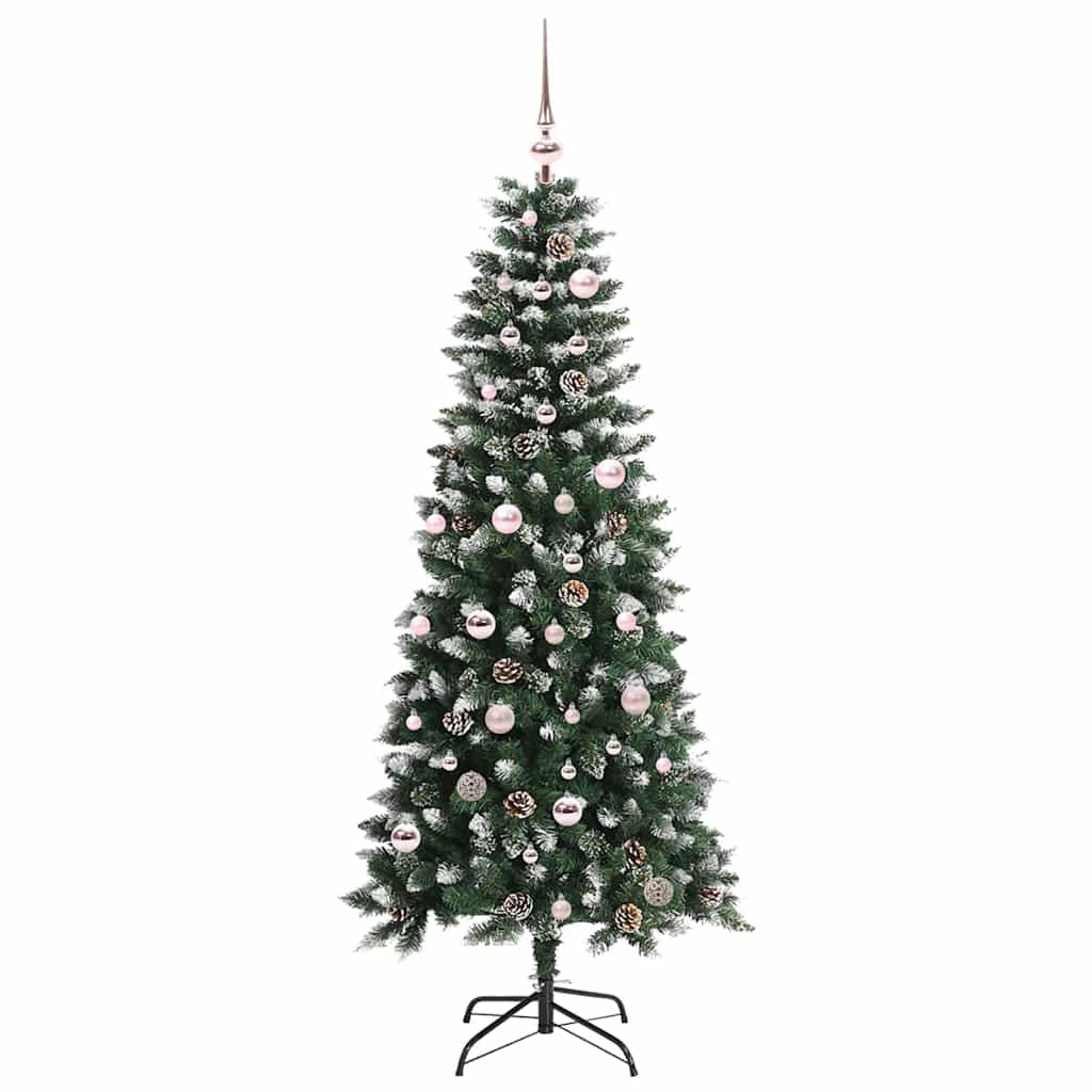 Albero di Natale artificiale con 150 LED Verde 150 cm