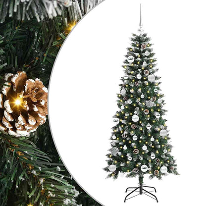 Albero di Natale artificiale con 150 LED Verde 150 cm | homemem39