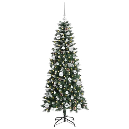 Albero di Natale artificiale con 150 LED Verde 150 cm | homemem39