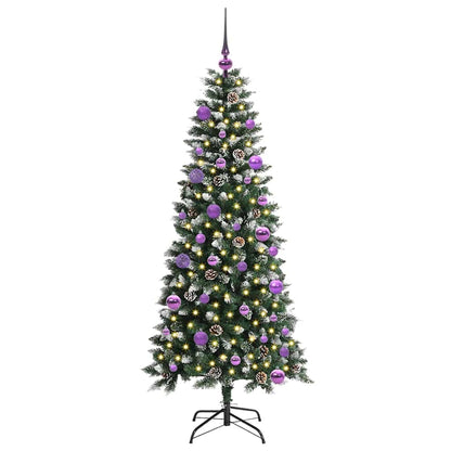 Albero di Natale artificiale con 150 LED Verde 150 cm