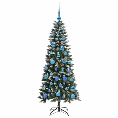 Albero di Natale artificiale con 150 LED Verde 150 cm | homemem39