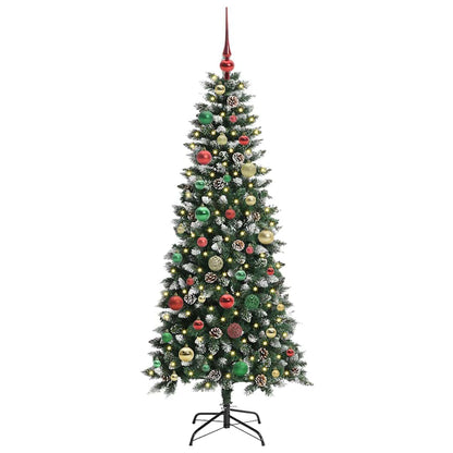 Albero di Natale artificiale con 150 LED Verde 150 cm | homemem39