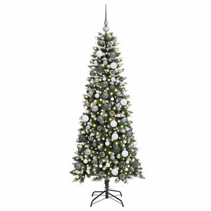 Albero di Natale artificiale con 300 LED Verde 180 cm