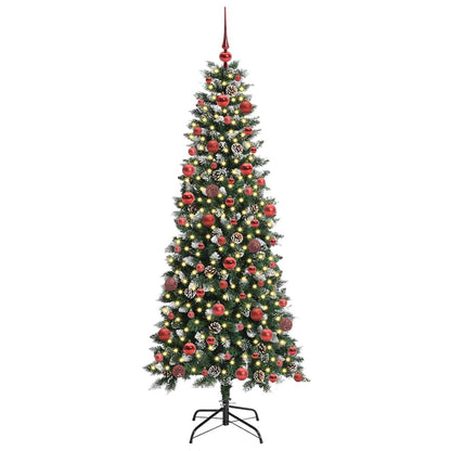 Albero di Natale artificiale con 300 LED Verde 180 cm