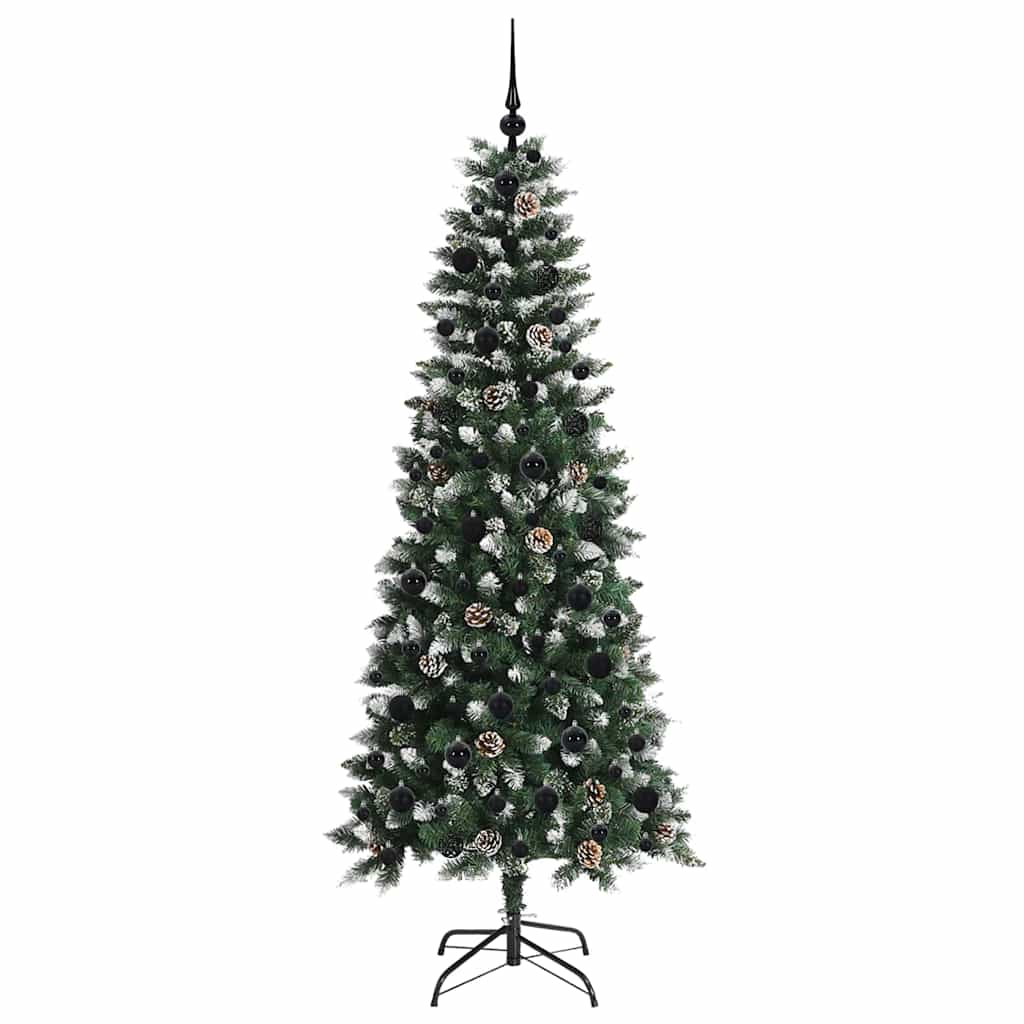 Albero di Natale artificiale con 300 LED Verde 180 cm