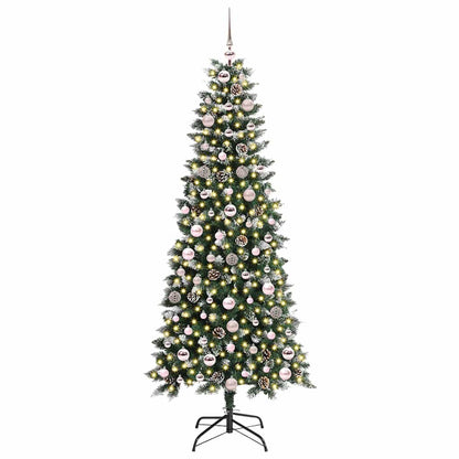 Albero di Natale artificiale con 300 LED Verde 180 cm