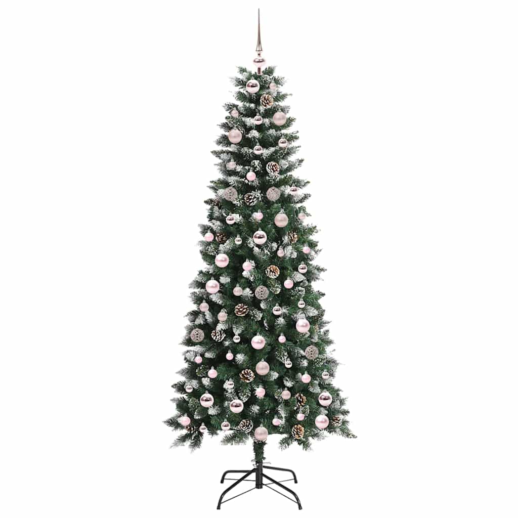 Albero di Natale artificiale con 300 LED Verde 180 cm