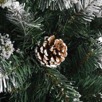 Albero di Natale artificiale con 300 LED Verde 180 cm | homemem39