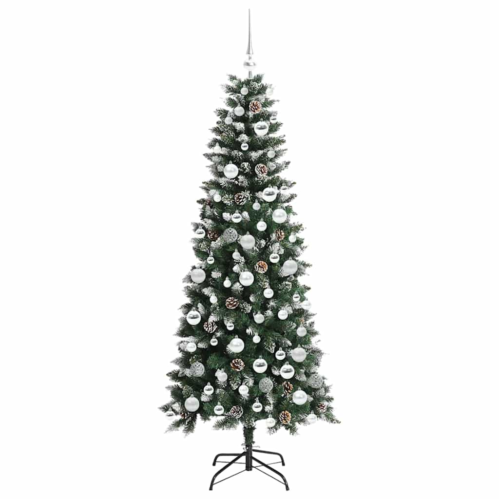 Albero di Natale artificiale con 300 LED Verde 180 cm