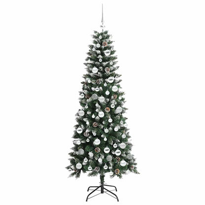 Albero di Natale artificiale con 300 LED Verde 180 cm