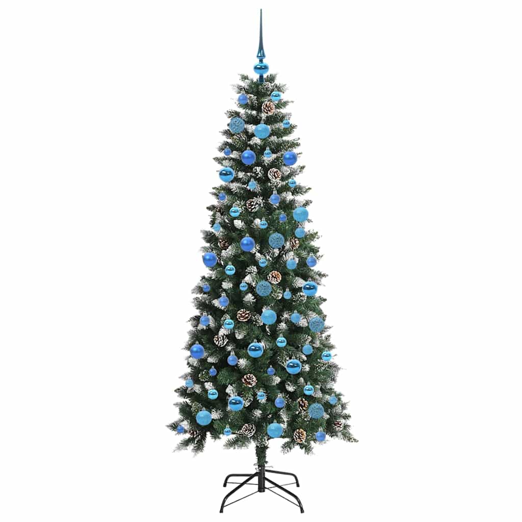 Albero di Natale artificiale con 300 LED Verde 180 cm