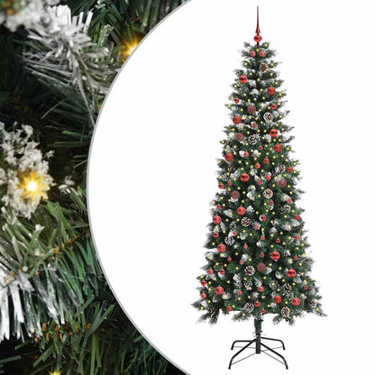 Albero di Natale artificiale con 300 LED Verde 210 cm