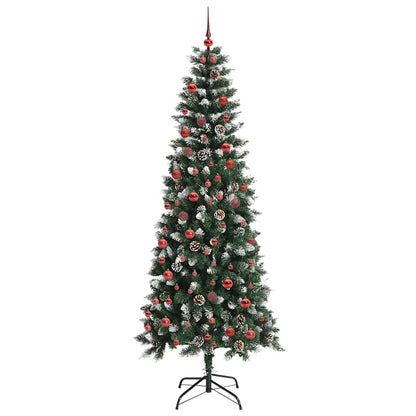 Albero di Natale artificiale con 300 LED Verde 210 cm
