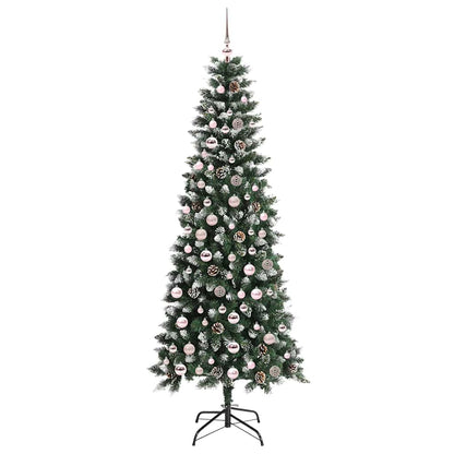 Albero di Natale artificiale con 300 LED Verde 210 cm