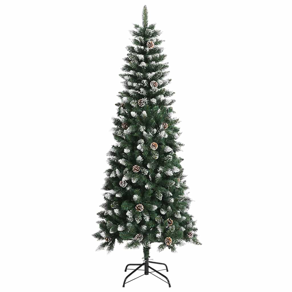 Albero di Natale artificiale con 300 LED Verde 210 cm | homemem39