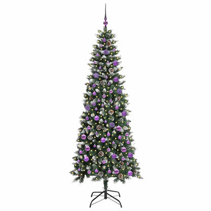 Albero di Natale artificiale con 300 LED Verde 210 cm