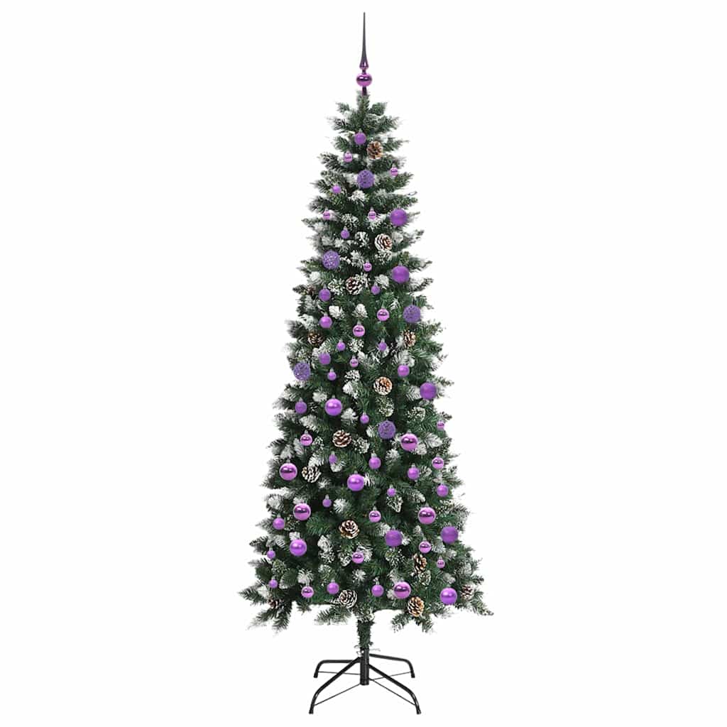 Albero di Natale artificiale con 300 LED Verde 210 cm