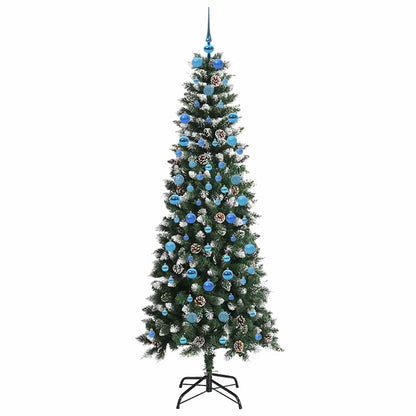 Albero di Natale artificiale con 300 LED Verde 210 cm