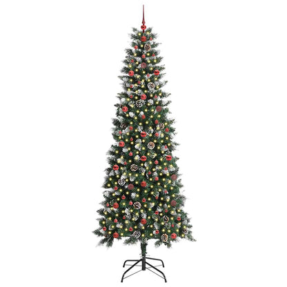 Albero di Natale artificiale con 300 LED Verde 240 cm