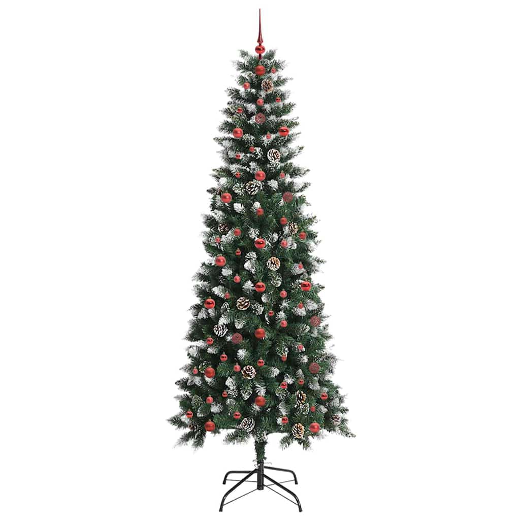 Albero di Natale artificiale con 300 LED Verde 240 cm
