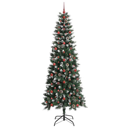 Albero di Natale artificiale con 300 LED Verde 240 cm